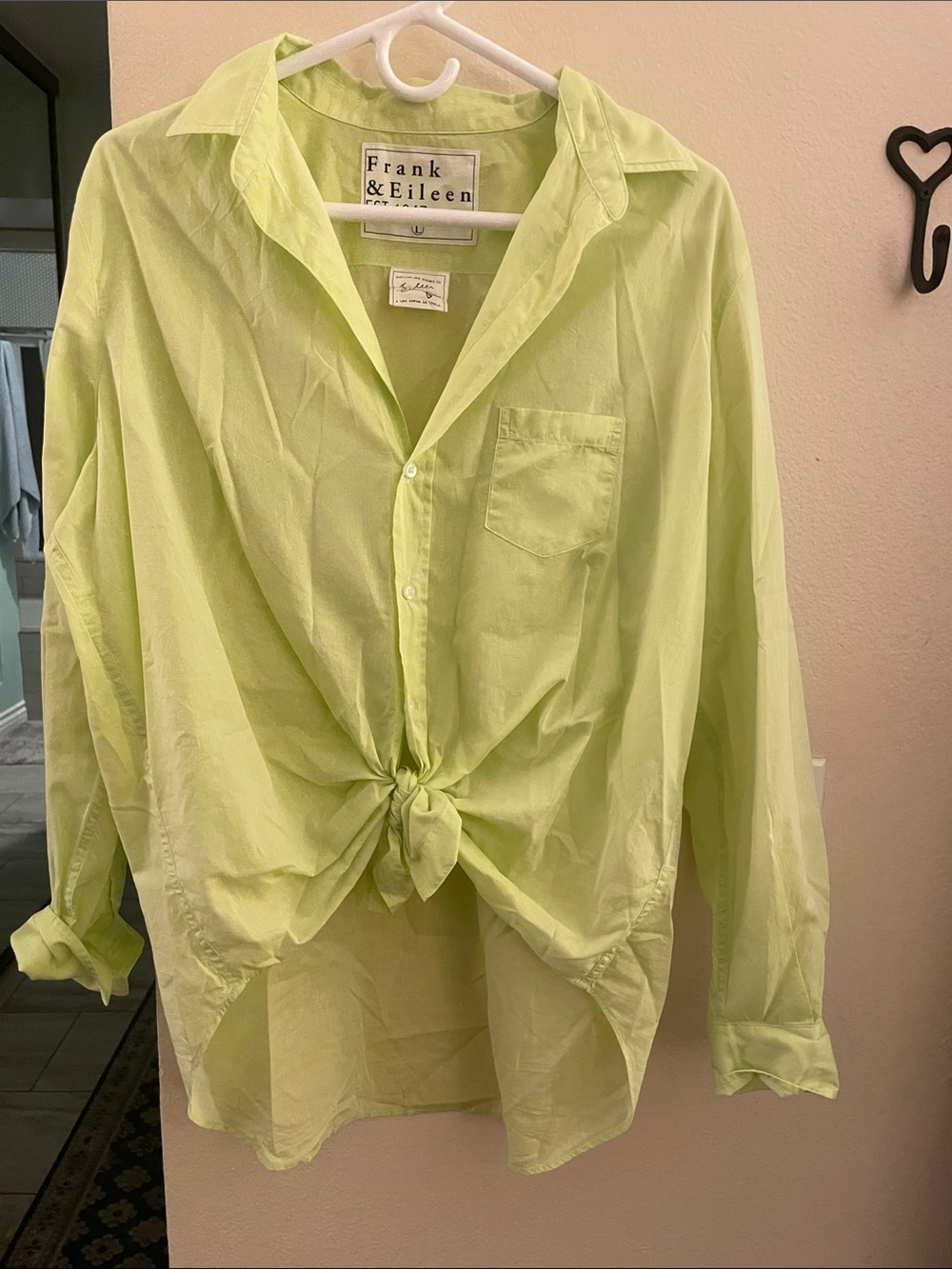 Frank & Eileen Lime Green Long-Sleeve Button-Down Shirt